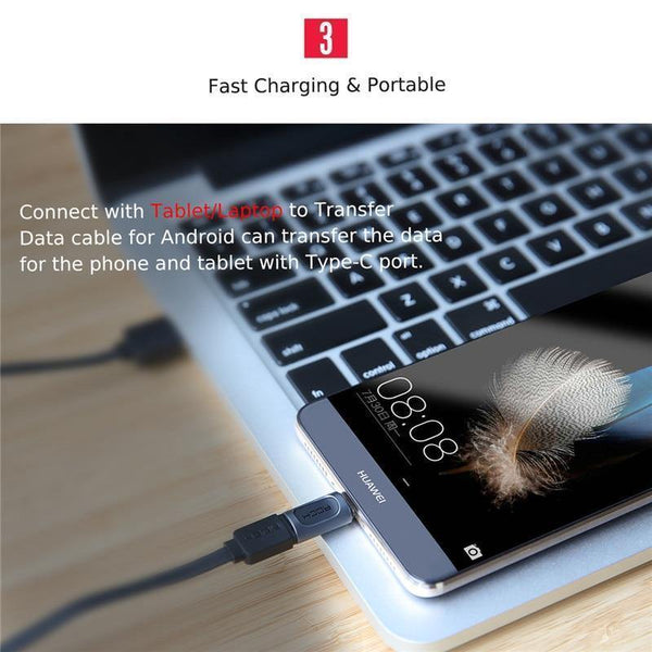 Planet Gates Micro USB to Type-c ROCK Micro USB Adapter USB-C 3.1 OTG Converter Type-c Switch for Android  Smartphone Charger Data Connector