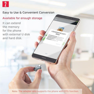 Planet Gates Micro USB to Type-c ROCK Micro USB Adapter USB-C 3.1 OTG Converter Type-c Switch for Android  Smartphone Charger Data Connector