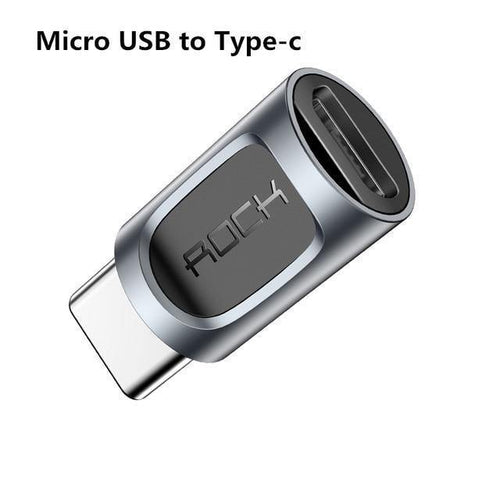 Planet Gates Micro USB to Type-c ROCK Micro USB Adapter USB-C 3.1 OTG Converter Type-c Switch for Android  Smartphone Charger Data Connector