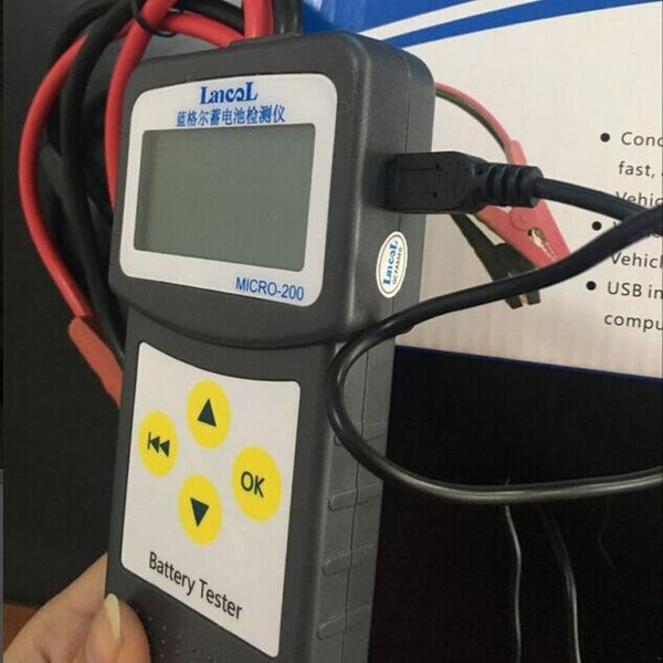 Planet Gates Micro200 Diagnostics ToolsCar Automotive Battery Tools Auto Factory For Cars  CCA100-2000 Battery Tester Car Tester Tools