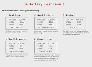 Planet Gates Micro200 Diagnostics ToolsCar Automotive Battery Tools Auto Factory For Cars  CCA100-2000 Battery Tester Car Tester Tools