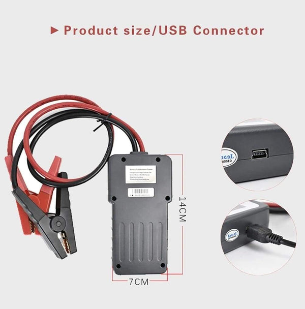 Planet Gates Micro200 Diagnostics ToolsCar Automotive Battery Tools Auto Factory For Cars  CCA100-2000 Battery Tester Car Tester Tools