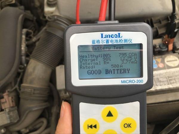 Planet Gates Micro200 Diagnostics ToolsCar Automotive Battery Tools Auto Factory For Cars  CCA100-2000 Battery Tester Car Tester Tools