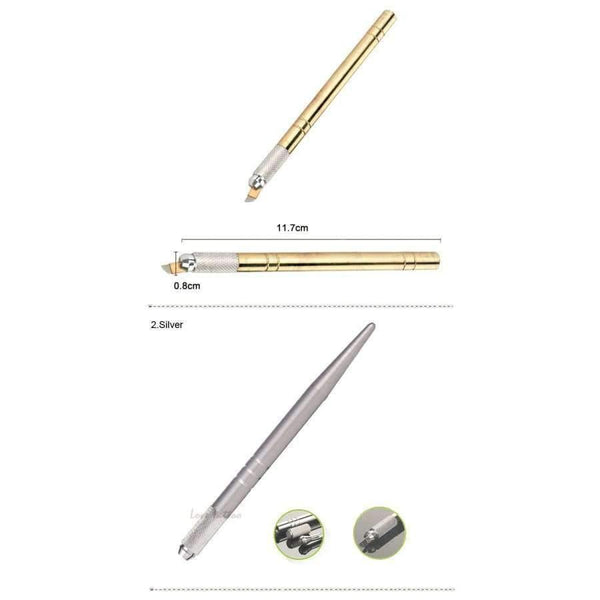Planet Gates Microblading Pen Sterilized Packing Professional Manual Tatoo Eyebrow Pens Tebori Tools For Microbalding Tattoo Guns 3d