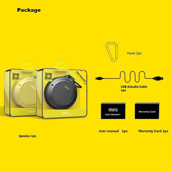 Planet Gates MIFA Bluetooth Speaker Portable wireless Bluetooth Speaker Stereo with Super Bass Driver/built-in Mic speaker