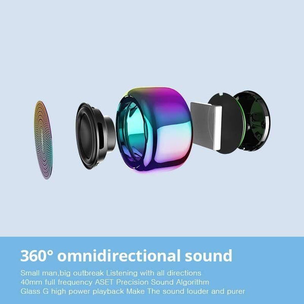 Planet Gates Mifa I8 Portable Bluetooth Speaker Built-inMicrophone Aluminium Alloy Body Mini Speaker Wireless Bluetooth 4.2 Mp3 Music Player (multicolor)