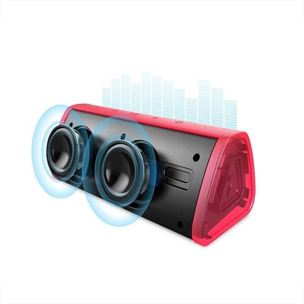 Planet Gates MIFA Red-Graffiti Bluetooth Speaker  Built-in Microphone Stereo Rock Sound Outdoor 10W Portable Wireless Speaker Support TF Card