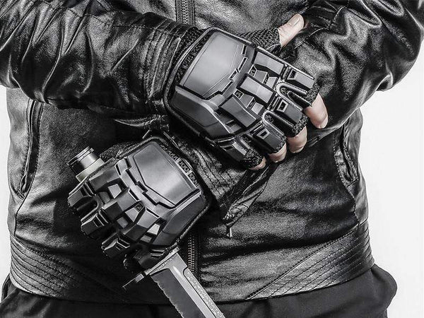 Planet Gates Military Army Airsoft Paintball Half Finger Gloves Men Soldier Train Outdoor Combat Climbing Shooting Gloves