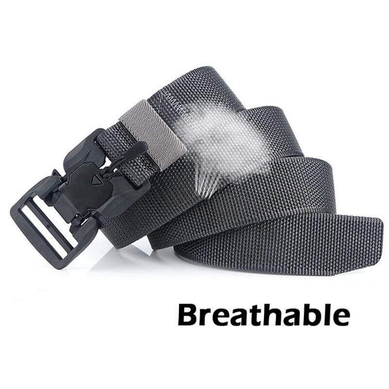 Military Equipment Combat Tactical Belt For Men US Army Training Nylon Magnetic Buckle Waist Belt Outdoor Hunting Belt