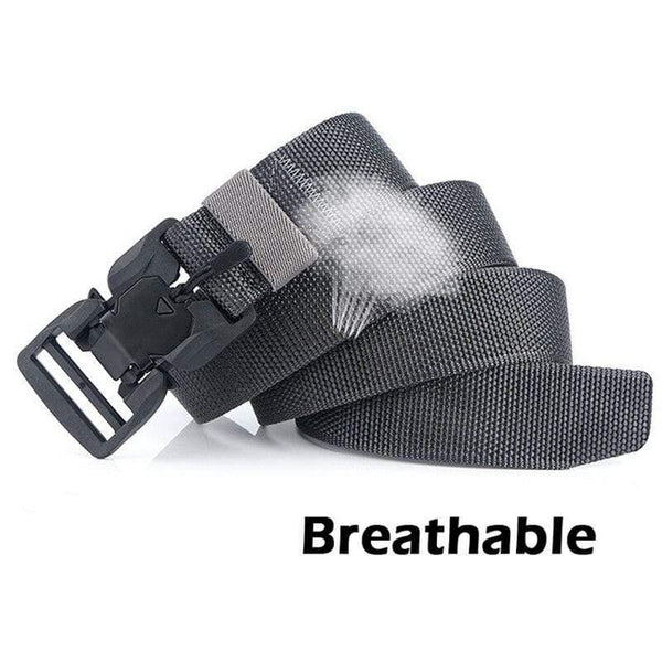 Military Equipment Combat Tactical Belt For Men US Army Training Nylon Magnetic Buckle Waist Belt Outdoor Hunting Belt