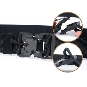Military Equipment Combat Tactical Belt For Men US Army Training Nylon Magnetic Buckle Waist Belt Outdoor Hunting Belt
