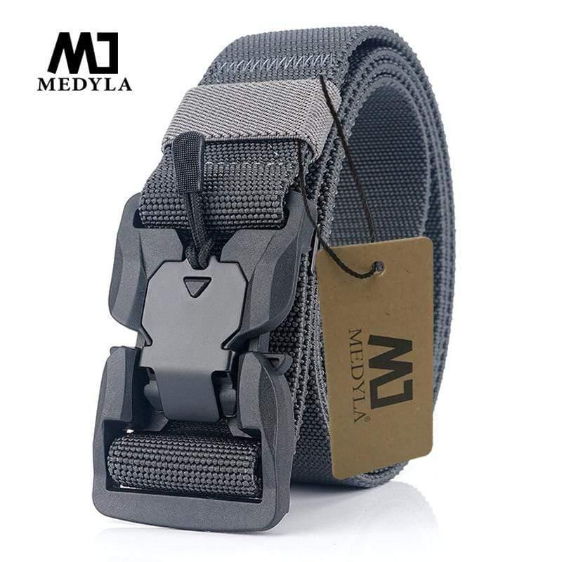 Military Equipment Combat Tactical Belts For Men US Army Training Elastic Nylon Belt
