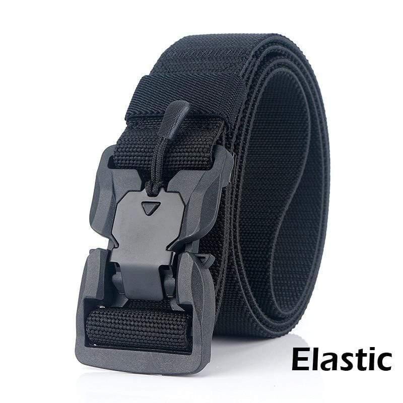 Military Equipment Combat Tactical Belts For Men US Army Training Elastic Nylon Belt
