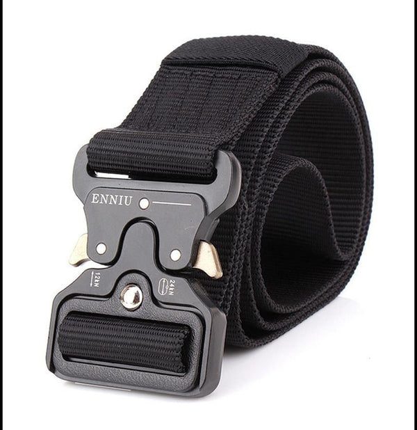 Planet Gates Military Equipment Tactical Belt Men Nylon Knock Off Metal Buckle Army Belt Strap Heavy Duty Soldier Combat Waist Belts