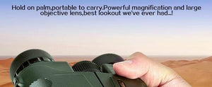 Planet Gates Military HD 10x42 Binoculars Professional Hunting Telescope Zoom High Quality Vision No Infrared Eyepiece Army Green