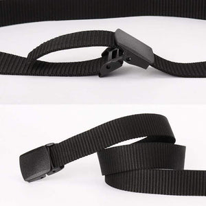 Military Men Belt Woman Army Belt Tactical Wide Waist Belts Plastic Buckle Light Weight Black Belt Nylon Travel 120cm 130cm