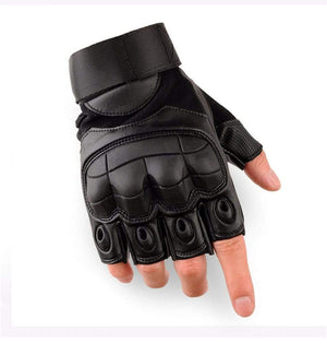 Planet Gates Military Tactical Gloves PU Leather Full Finger Glove Airsoft Paintball Bicycle Hunting Hiking Cycling Men Mittens Fingerless