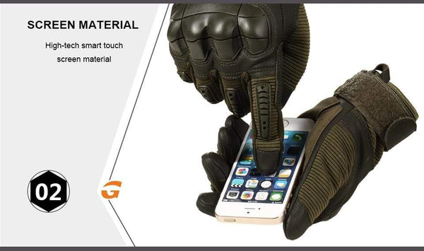 Planet Gates Military Tactical Gloves PU Leather Full Finger Glove Airsoft Paintball Bicycle Hunting Hiking Cycling Men Mittens Fingerless