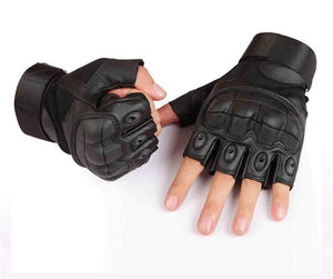 Planet Gates Military Tactical Gloves PU Leather Full Finger Glove Airsoft Paintball Bicycle Hunting Hiking Cycling Men Mittens Fingerless
