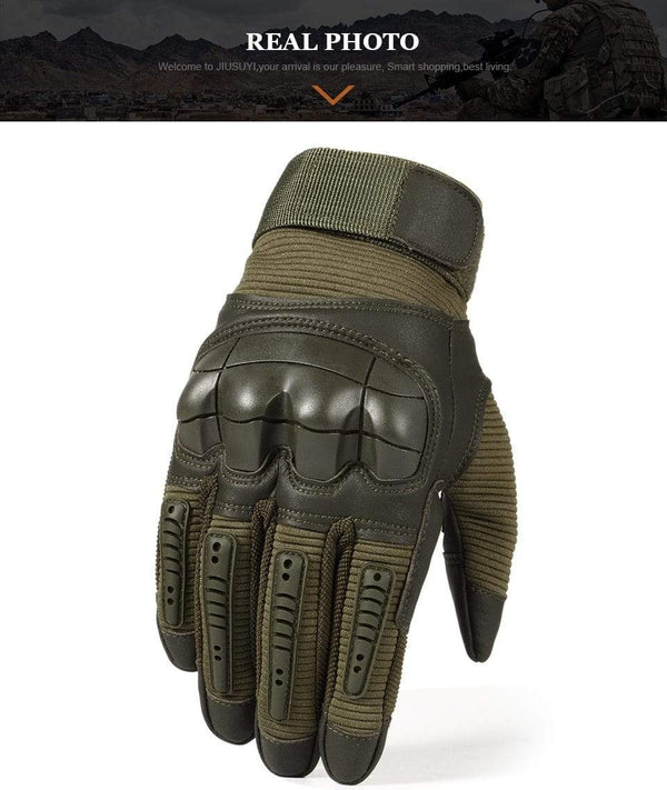 Planet Gates Military Tactical Gloves PU Leather Full Finger Glove Airsoft Paintball Bicycle Hunting Hiking Cycling Men Mittens Fingerless