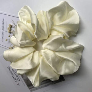 Oversized Scrunchies Big Rubber Hair Ties Elastic Hair Bands Girs Ponytail Holder Smooth Satin Scrunchie Women Hair Accessories