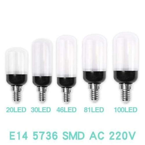 Planet Gates Milky Bulb E14 / 33LEDs / Cold White LED Light E27 Lamp E14 LED Bulb Corn 20 30 46 81 100 LEDs Lampada SMD5730 220V Corn Bulb Chandelier Candle Spotlight Home Decor