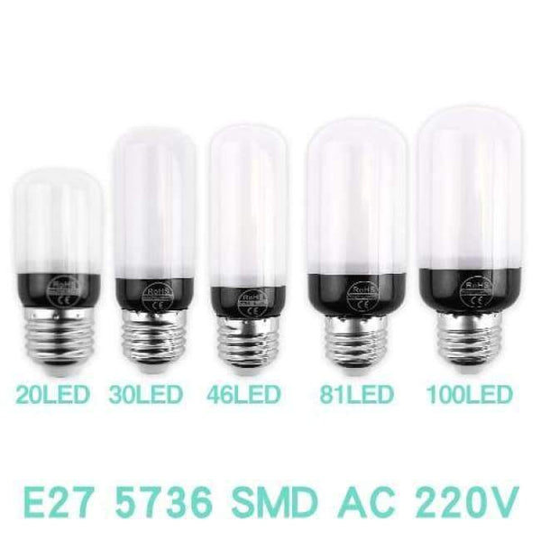 Planet Gates Milky Bulb E27 / 3W / Warm White LED Light E27 Lamp E14 LED Bulb Corn 20 30 46 81 100 LEDs Lampada SMD5730 220V Corn Bulb Chandelier Candle Spotlight Home Decor