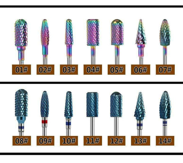 Planet Gates Milling Cutter For Manicure carbide Nail Drill Bits Manicure Machine Accessories Rotary Electric Nail Files  Nail Art Tools