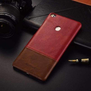 Planet Gates miMAX2 red wine / For max2 Vintage genuine leather back cover case For xiaomi mi max 2 3 phone cases and covers miMAX2 shell