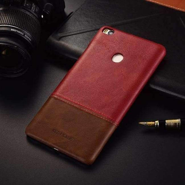 Planet Gates miMAX2 red wine / For max2 Vintage genuine leather back cover case For xiaomi mi max 2 3 phone cases and covers miMAX2 shell