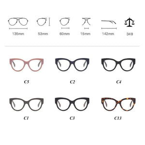 Planet Gates mimiyou Fashion Cat Eye Glasses Frame Women Optical Eyewear Grace Lady Eyeglasses Frame Clear UV400 Brand Designer oculos