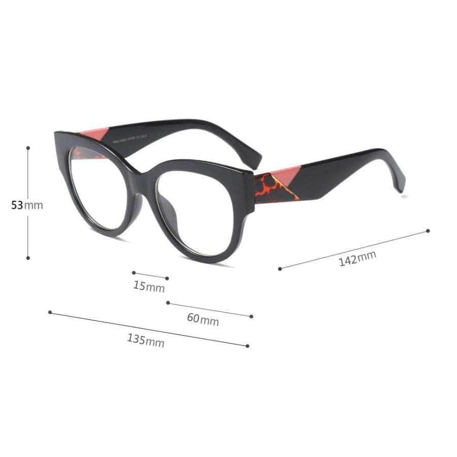 Planet Gates mimiyou Fashion Cat Eye Glasses Frame Women Optical Eyewear Grace Lady Eyeglasses Frame Clear UV400 Brand Designer oculos