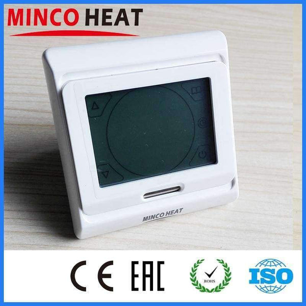 Planet Gates MINCO HEAT LCD Programmable Digital Room Floor Heating Thermostat Touch Screen Warming Floor Temperature Controller