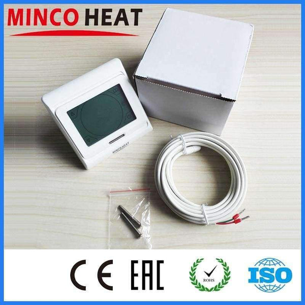 Planet Gates MINCO HEAT LCD Programmable Digital Room Floor Heating Thermostat Touch Screen Warming Floor Temperature Controller
