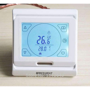 Planet Gates MINCO HEAT LCD Programmable Digital Room Floor Heating Thermostat Touch Screen Warming Floor Temperature Controller