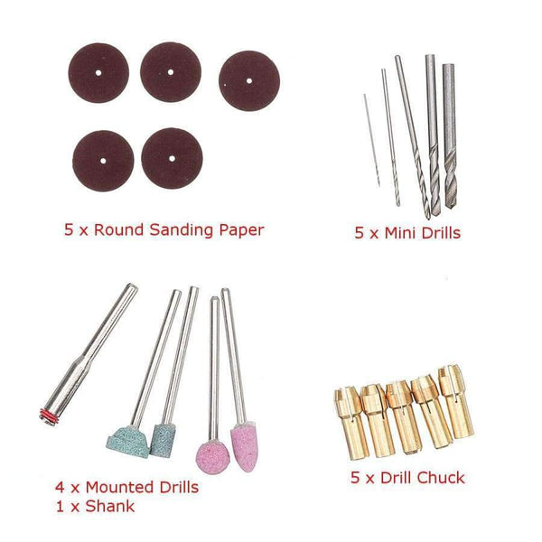 Planet Gates Mini 10W 12V Wood Carving Tools Set Electric Wood Chisel Engraving Pen Hand Drill Grinding Carving Tool DIY Hand Tools Set