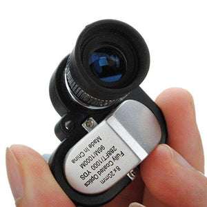 Planet Gates Mini 8x20 Monocular Telescope Adjustment Low Light Night Vision Binocular Spotting Scope Hunting Bird Watching