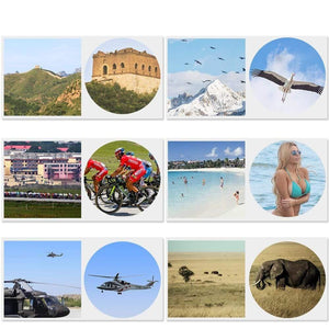 Planet Gates Mini 8x21 Zoom Binocular Long Range 3000m Folding HD Powerful  Telescope BAK4 FMC Optics Hunting Sports Camping Hiking