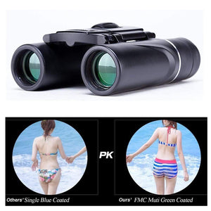 Planet Gates Mini 8x21 Zoom Binocular Long Range 3000m Folding HD Powerful  Telescope BAK4 FMC Optics Hunting Sports Camping Hiking