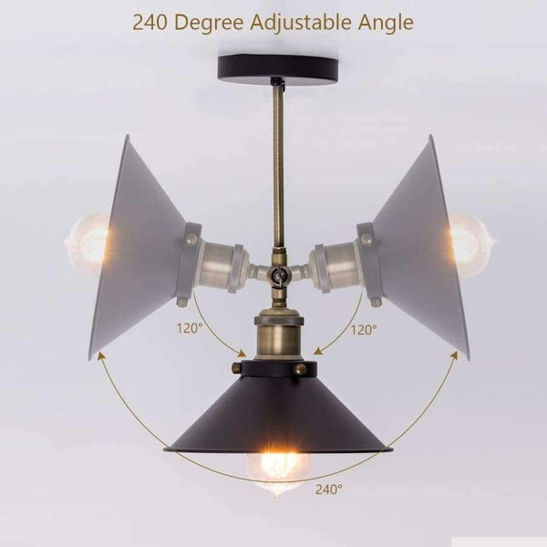 Planet Gates Mini Adjustable Vintage Edison Simplicity Wall Lamp Loft Style with Black Metal Shade For Cafe and Club Industrial Wall Sconce