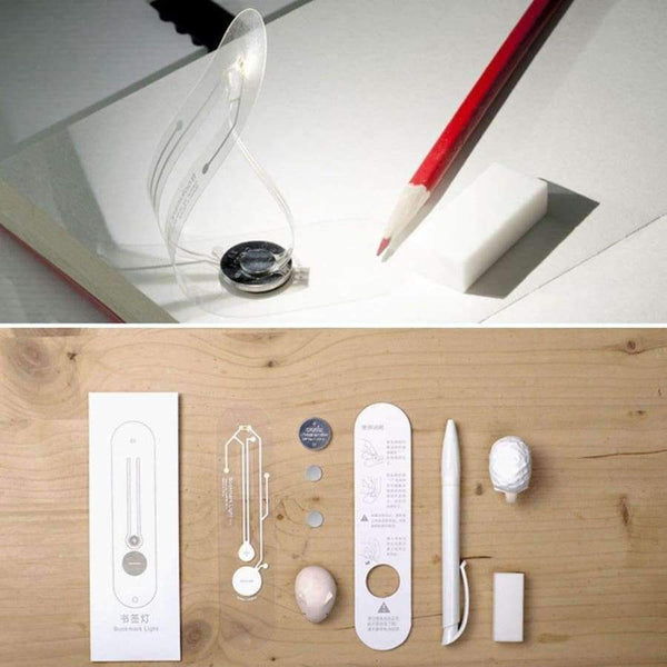 Planet Gates Mini Bookmark lamp Ultra Bright Flexible LED Book Lights Creative Reading Lamp Novelty Bookmark Night Light For Laptop Notebook