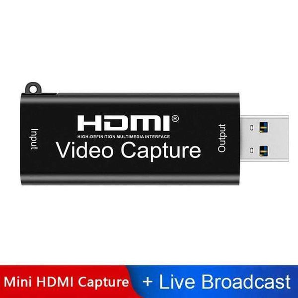Planet Gates Mini Capture Card 4K Video USB capture HDMI card Video Grabber Record Box for PS4 DVD Camcorder Camera Recording Live Streaming