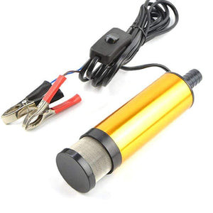 Planet Gates Mini Car Oil Pump Electric DC 12V 24V For Pumping Diesel Oil Water Submersible Aluminum Alloy Shell 12L/min Fuel Transfer Pump