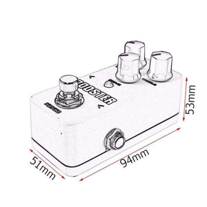 Planet Gates Mini Compressor Pedal Portable Guitar Effect Pedal 9V DC 300mA Musical Instruments Effects Anti-skid Aluminum alloy FCP2