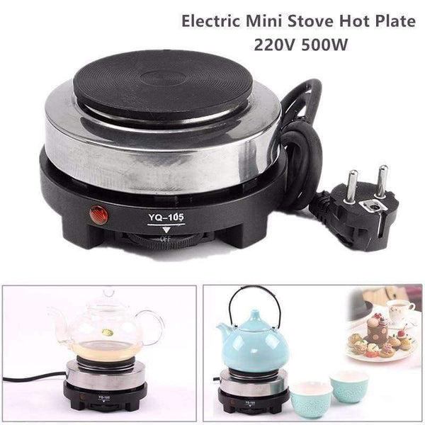 Planet Gates Mini Electric Stove Hot Plate Cooking Plate Multifunction Coffee Tea Heater Home Appliance Hot Plates for Kitchen 220V 500W