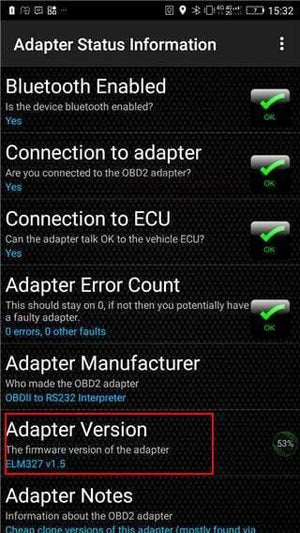 Planet Gates Mini Elm327 Bluetooth OBD2 V1.5 Elm 327 V 1.5 OBD 2 Car Diagnostic-Tool Scanner Elm-327 OBDII Adapter Auto Diagnostic Tool