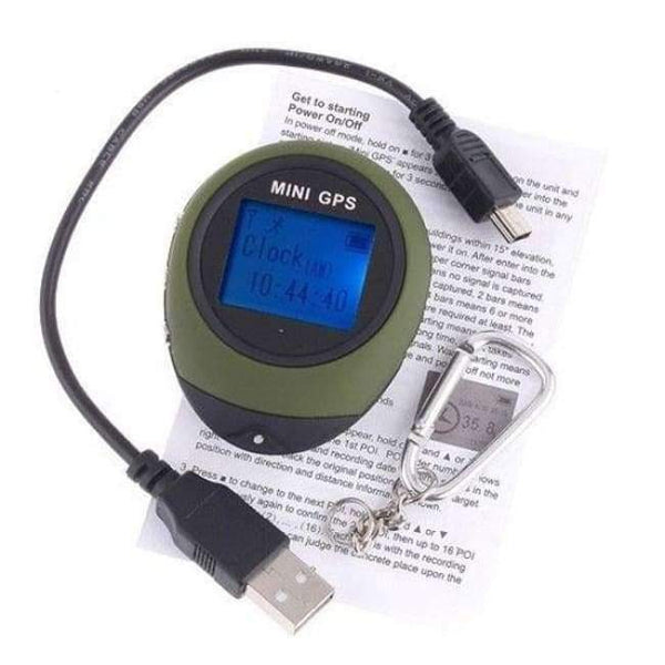 Planet Gates Mini GPS Tracker Tracking Device Travel Portable Keychain Locator Pathfinding Motorcycle Vehicle Sport Handheld Keychain