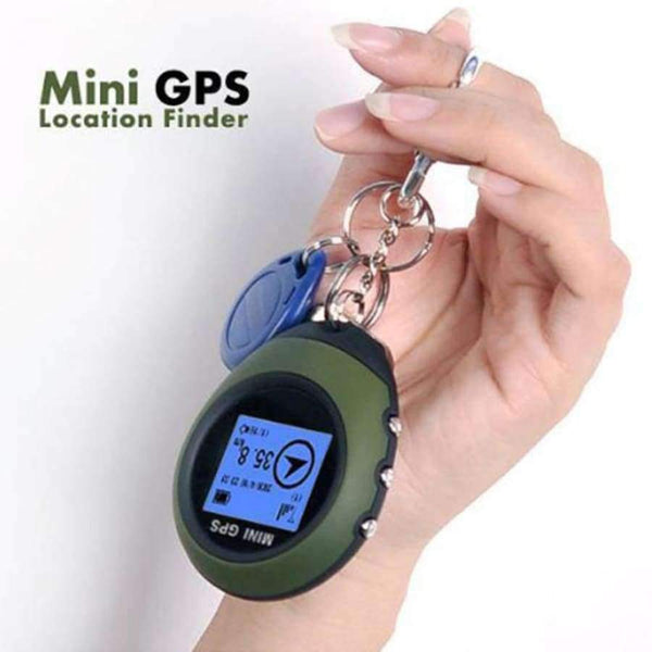 Planet Gates Mini GPS Tracker Tracking Device Travel Portable Keychain Locator Pathfinding Motorcycle Vehicle Sport Handheld Keychain