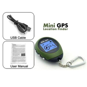 Planet Gates Mini GPS Tracker Tracking Device Travel Portable Keychain Locator Pathfinding Motorcycle Vehicle Sport Handheld Keychain