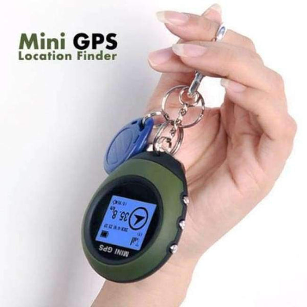 Planet Gates Mini GPS Tracker Tracking Device Travel Portable Keychain Locator Pathfinding Motorcycle Vehicle Sport Handheld Keychain